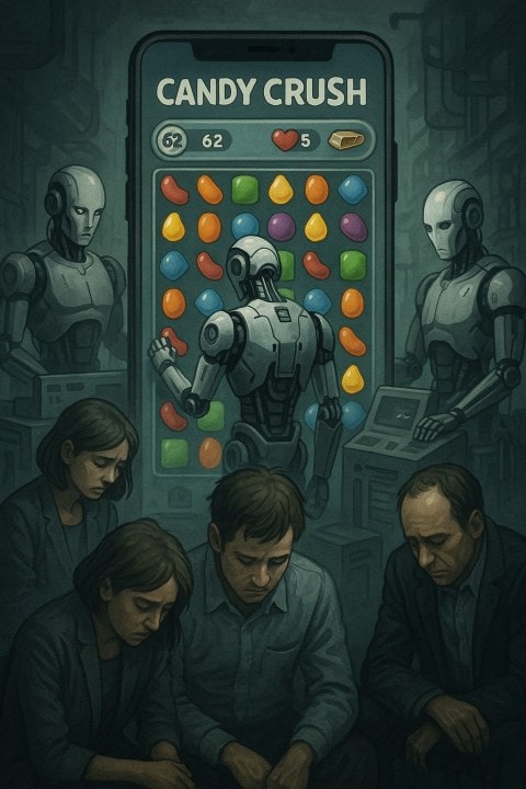 Microsoft’s AI Automation in Candy Crush Leads to 200 Layoffs at King