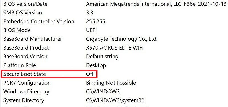 Secure Boot enabled but not active in Windows 11: Causes and solutions