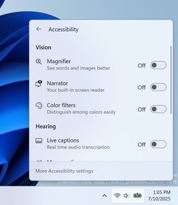 Windows 11 Insider Preview Build 27898: Taskbar Icon Scaling, Quick Machine Recovery, and More Transform the User Experience