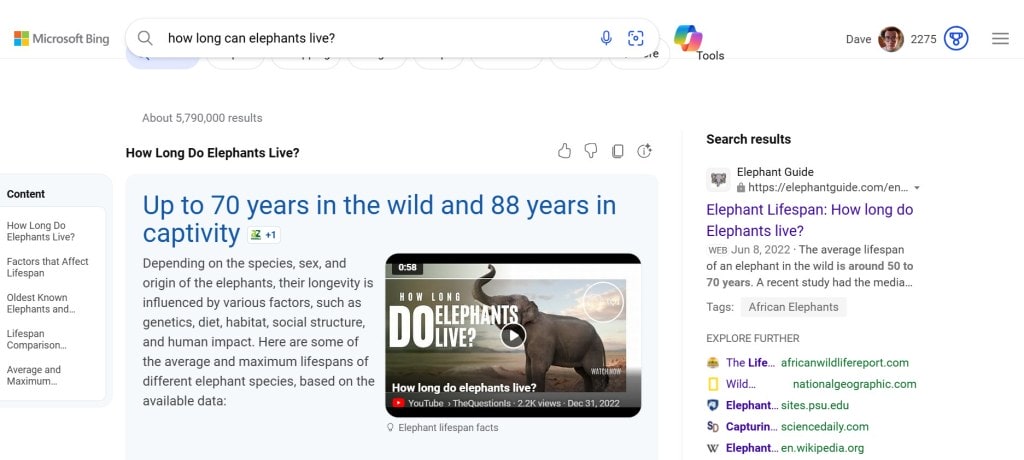 Microsoft announces Bing Generative Search, AI-powered search features integrated with traditional search results