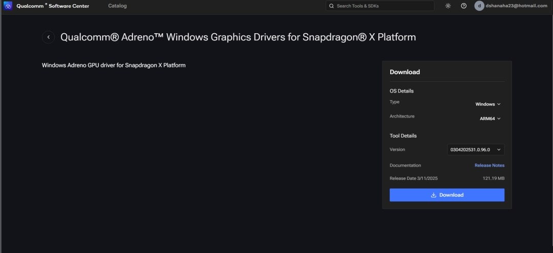 How to Install Qualcomm Beta Graphics Drivers on Snapdragon X PCs to get the Best Performance windows graphics driver qualcomm software center