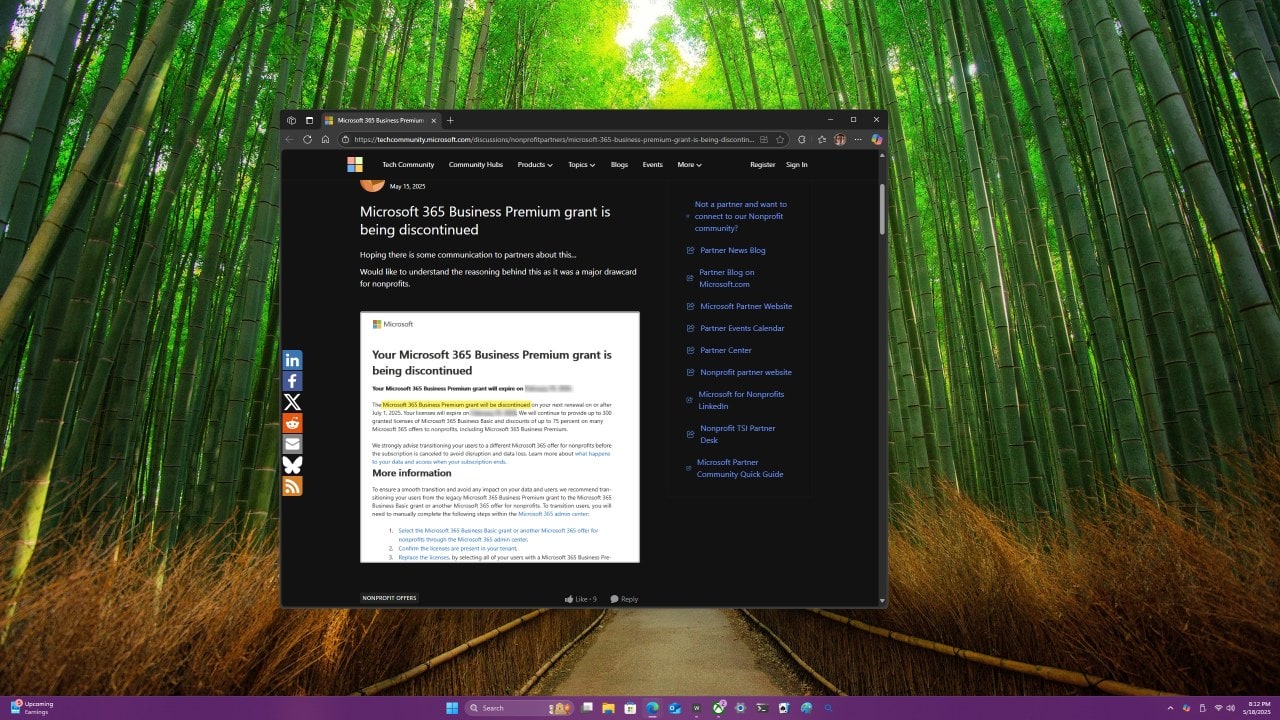 Microsoft Ends Free Microsoft 365 Business Premium Grant for Nonprofits: What You Need to Know Before July 2025