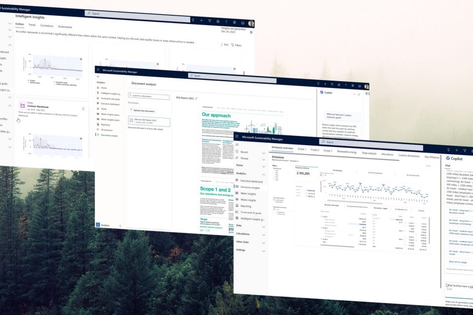 Microsoft Cloud for Sustainability