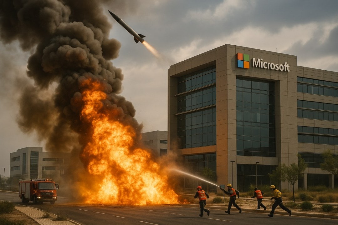 Shocking Iranian Missile Strike Damages Microsoft Office in Southern Israel’s Military Tech Hub