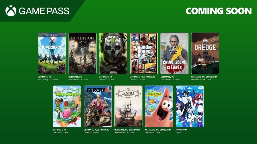 Xbox Game Pass April 2025 Wave 2 Update: GTA V Returns Today, Modern Warfare II and Clair Obscur: Expedition 33 Headline an Impressive Lineup