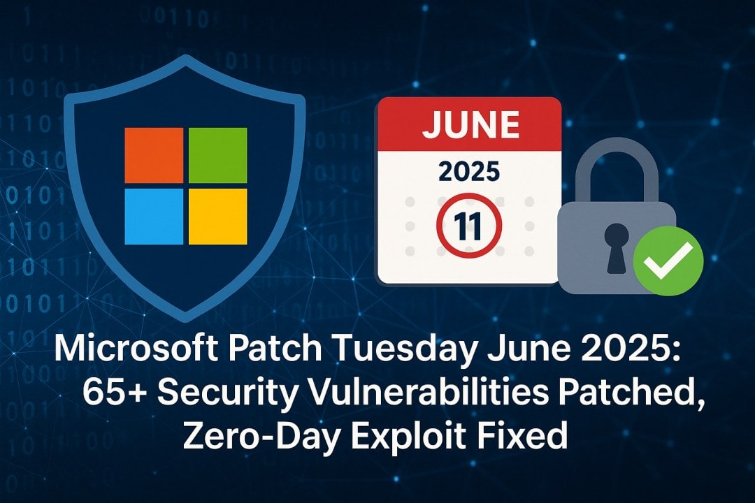 Microsoft Patch Tuesday June 2025: 65+ Security Vulnerabilities Patched, Zero-Day Exploit Fixed