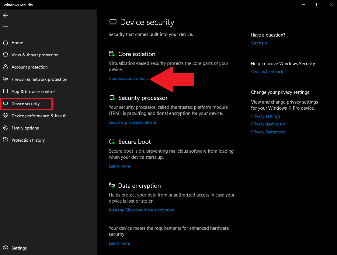 How (and why) to enable Core isolation's Memory integrity feature to enhance security on Windows 11