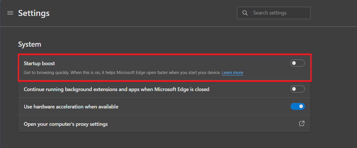stop microsoft edge